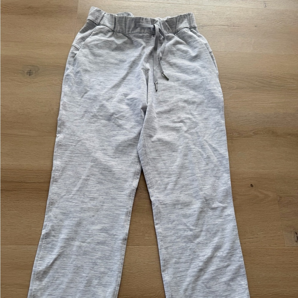 lululemon athletica Light Heather Gray Relaxed Drawstring Pants